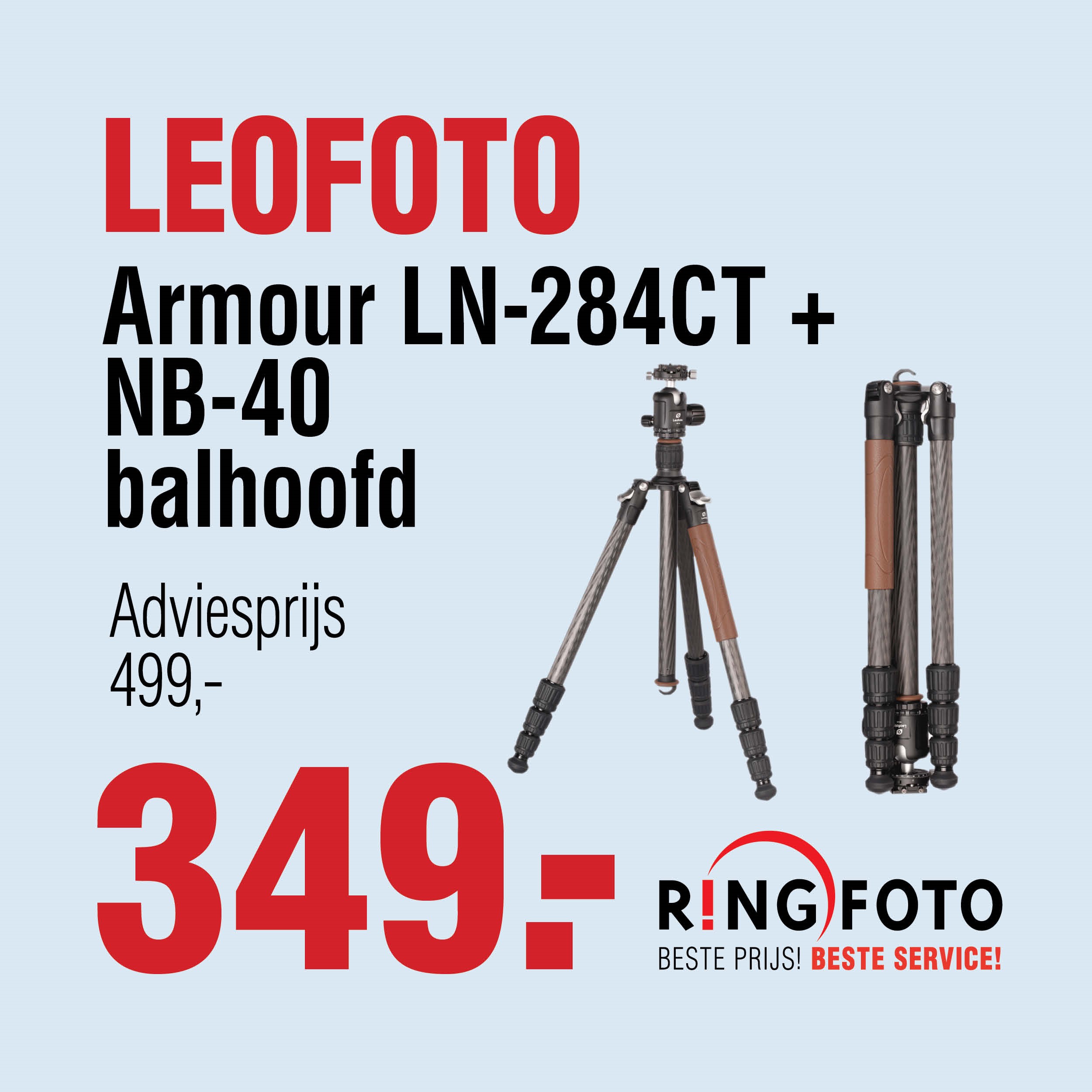Leofoto Armour balhoofd Leofoto Armour balhoofd