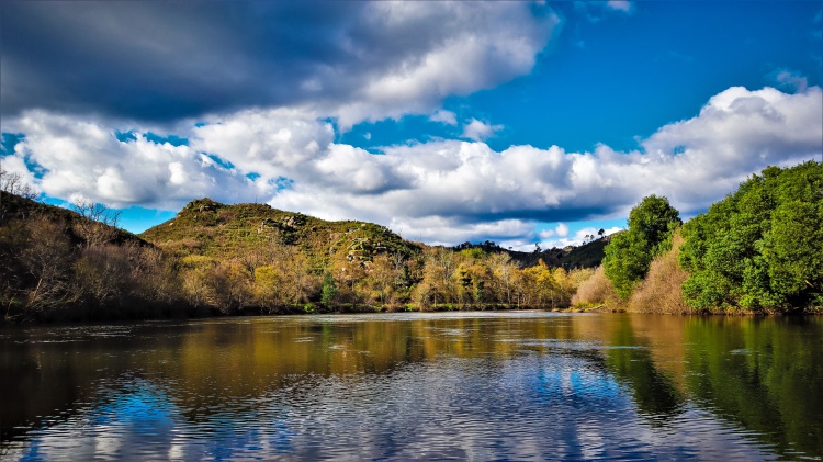 mondego4 Rivier de Mondego in Portugal
